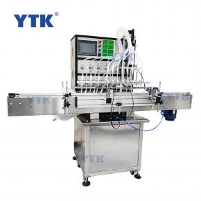 YTK-VMP8H 6L 8 Heads Water Beer Wine Essential Oil Honey Perfume Detergent Shampoo Bottle Liquid Filling Machine Fully Automatic