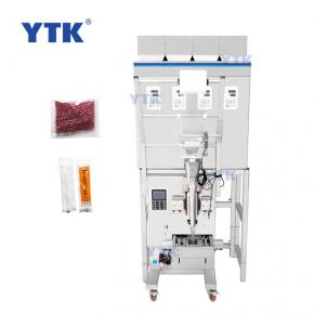 YTK-ZBF200T 2-200G Four Heads Spices Powder Folding Weighing Filling And Packing Machines With 4 Cylinders And New PLC Panel